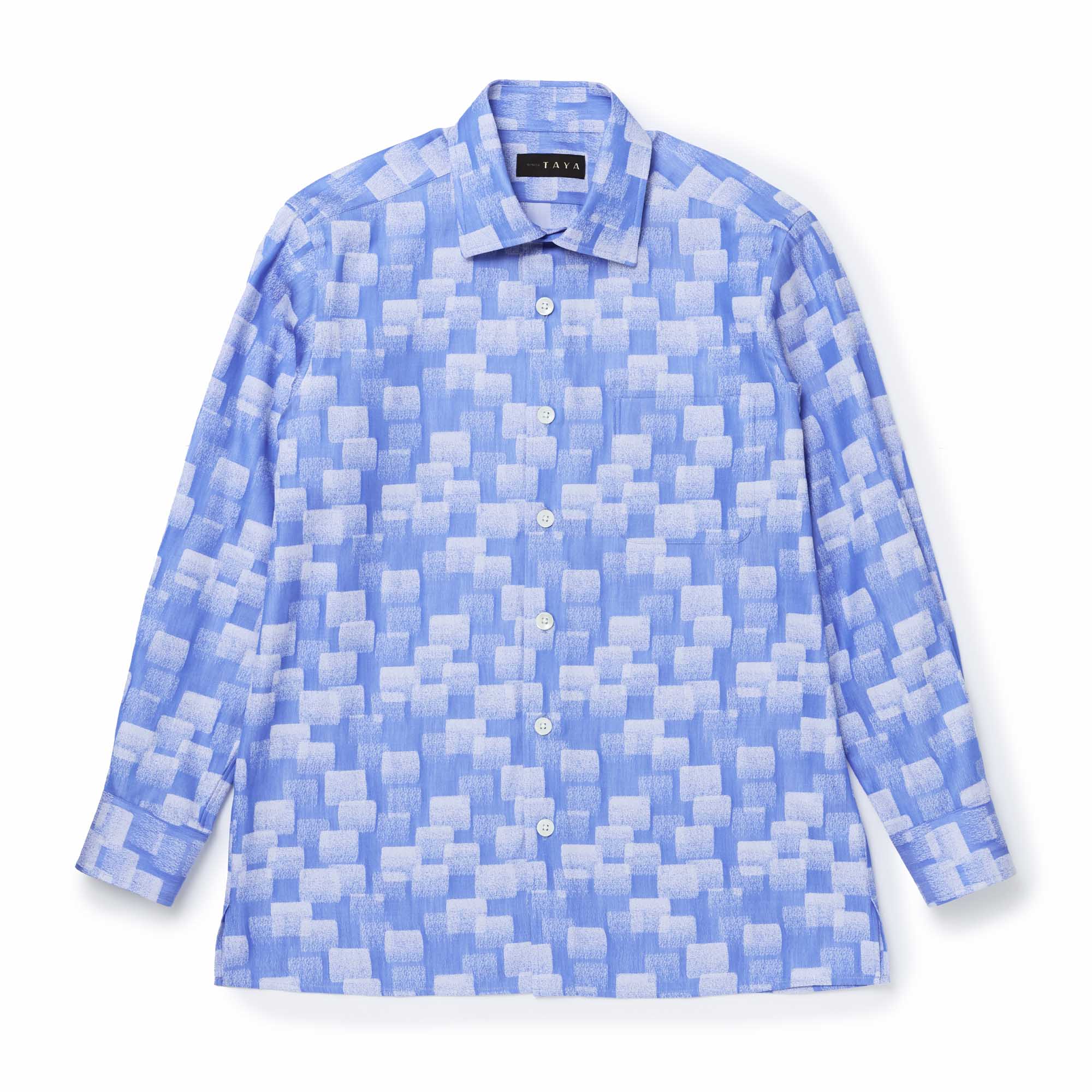 長袖 綿シャツ/オーバーシャツ