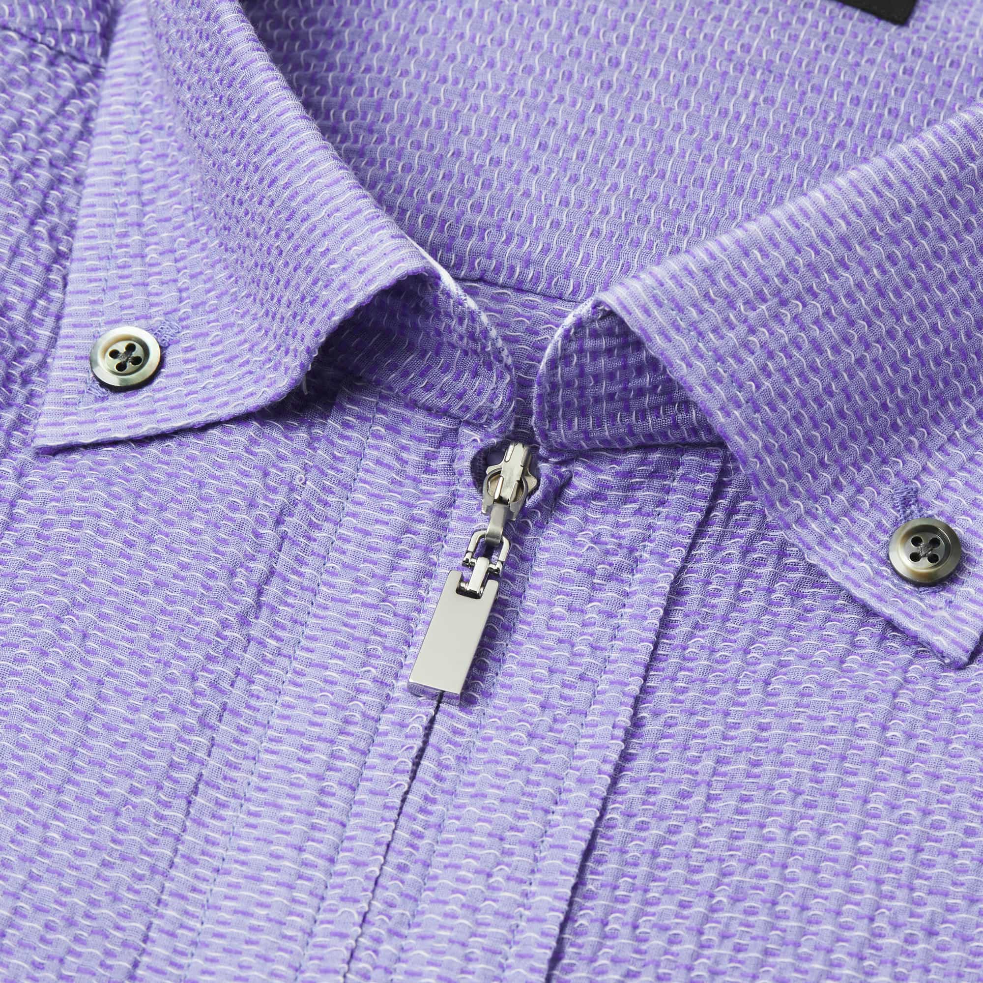 長袖　ZIPシャツ