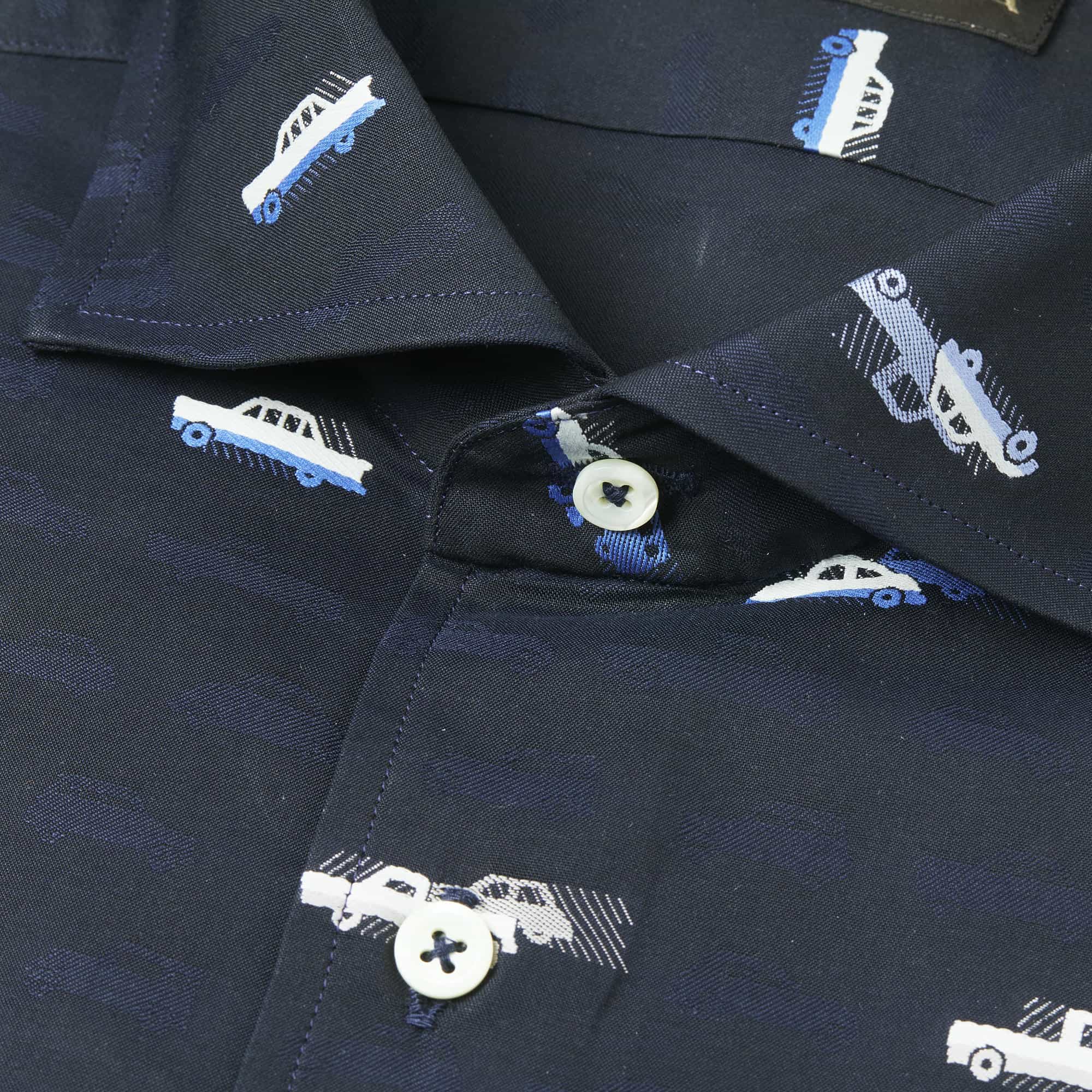 長袖　綿バックカットシャツ/オールドカー