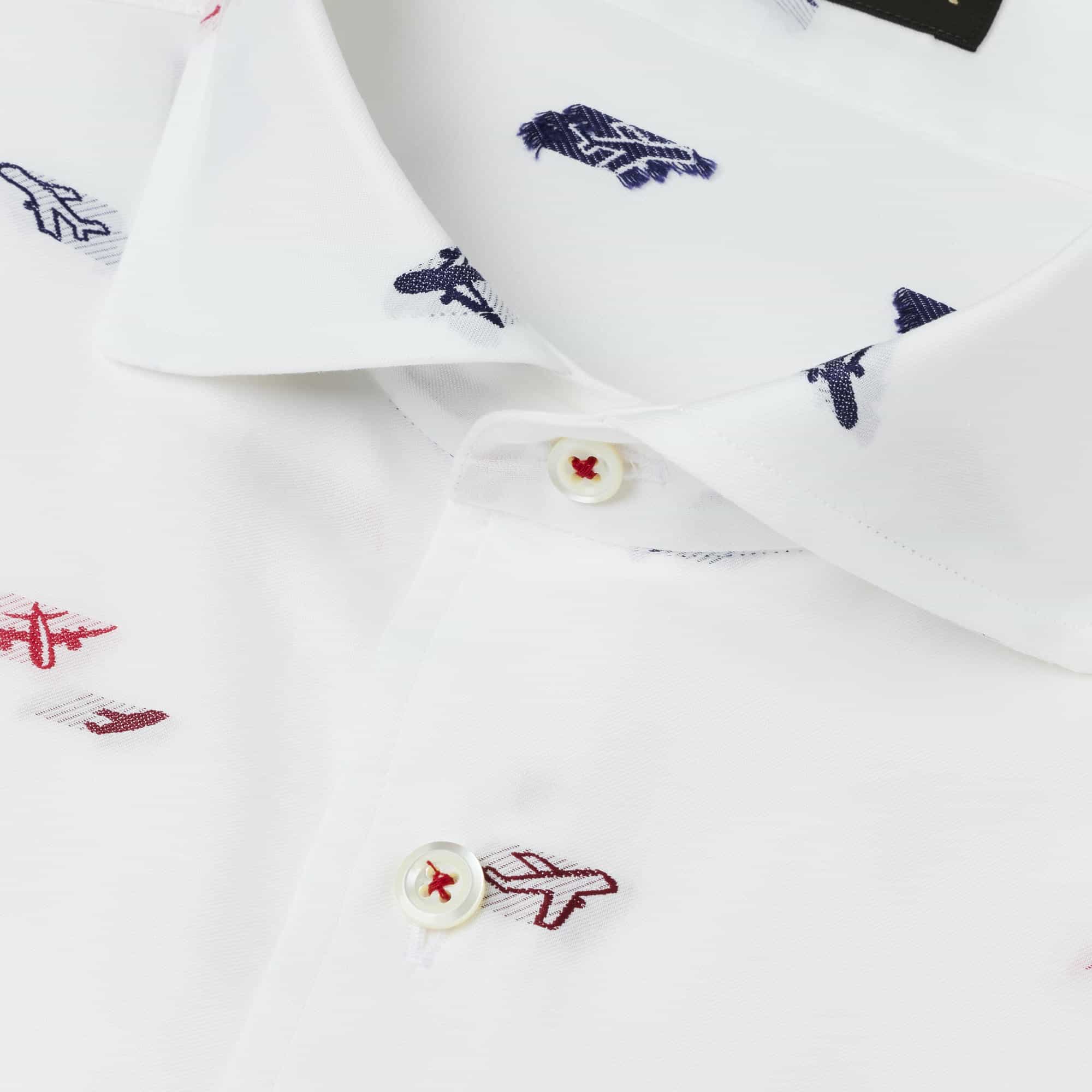 長袖 バックカットシャツ/エアプレーン