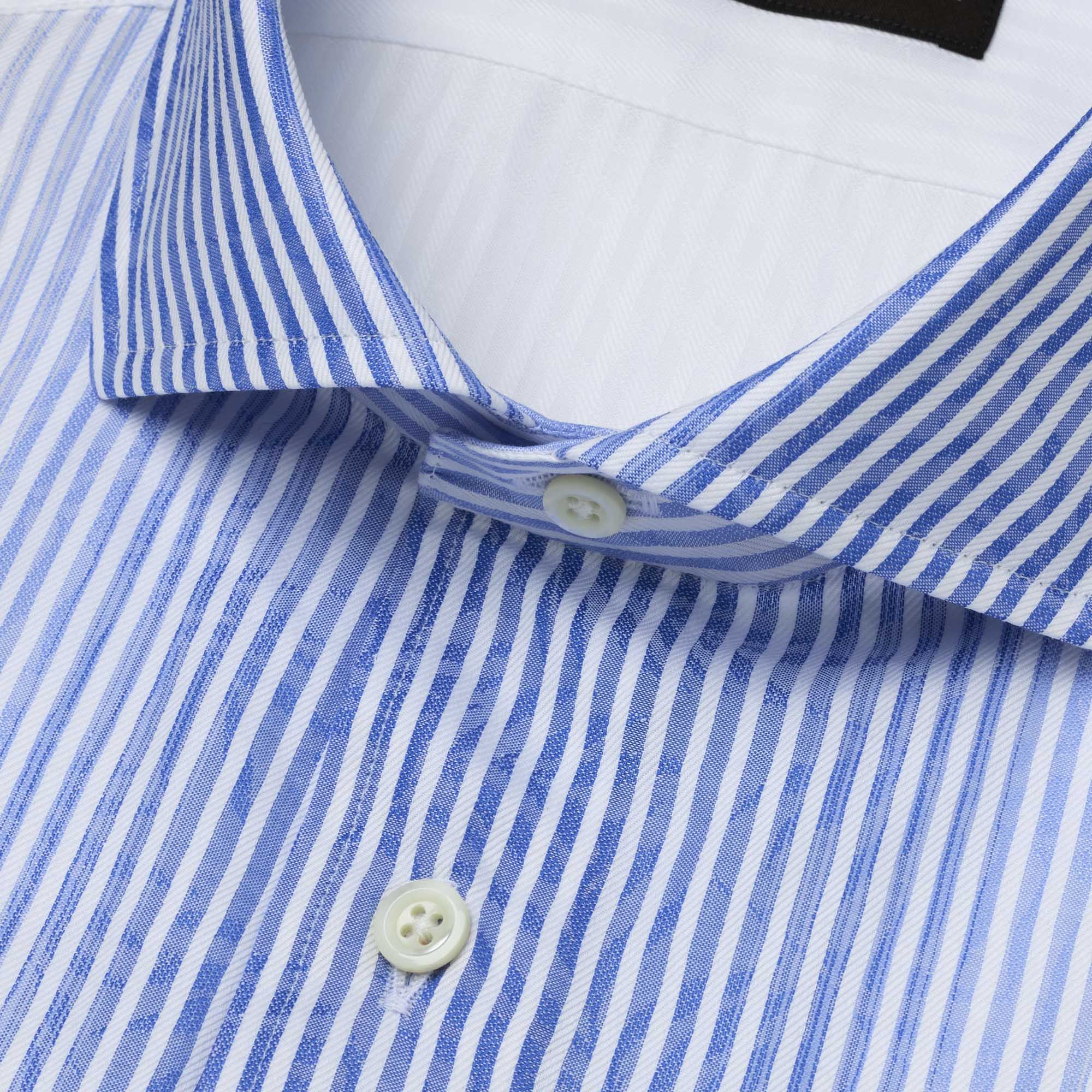 長袖 綿シャツ/グラデーション