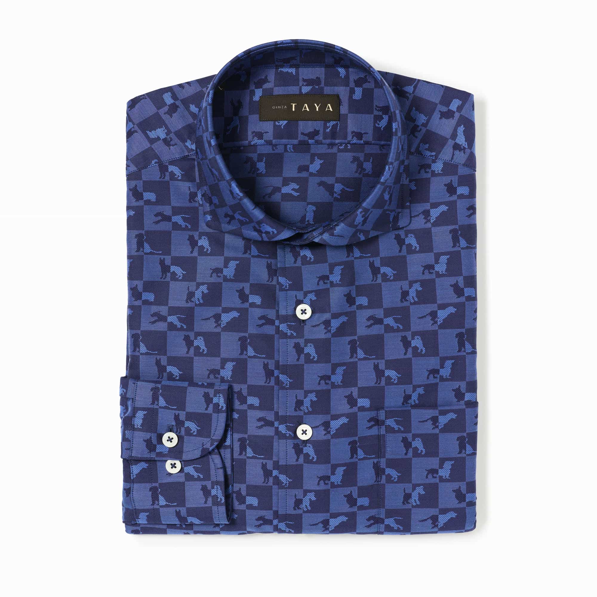 長袖　綿シャツ/エイトドッグス