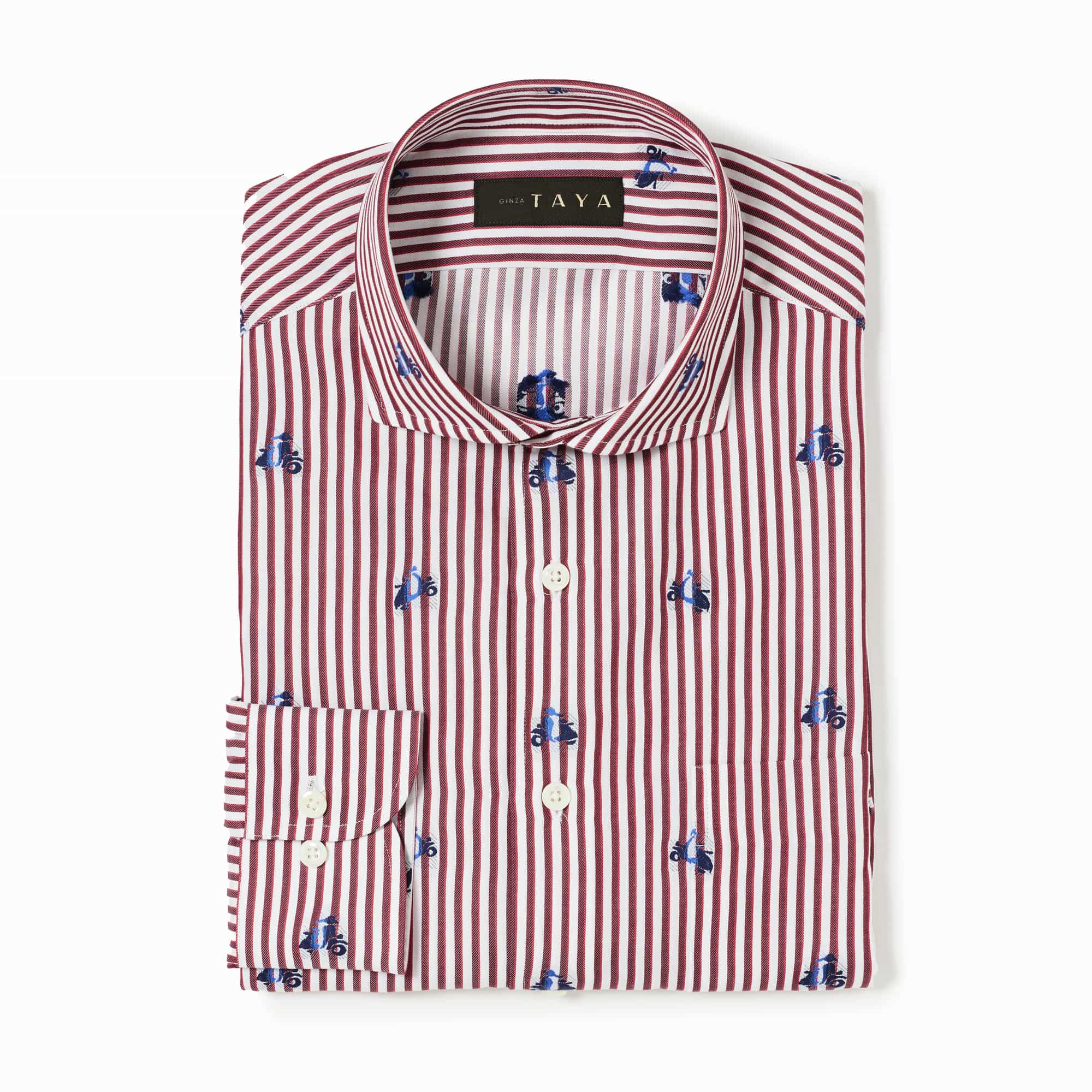 長袖 バックカットシャツ/スクーター