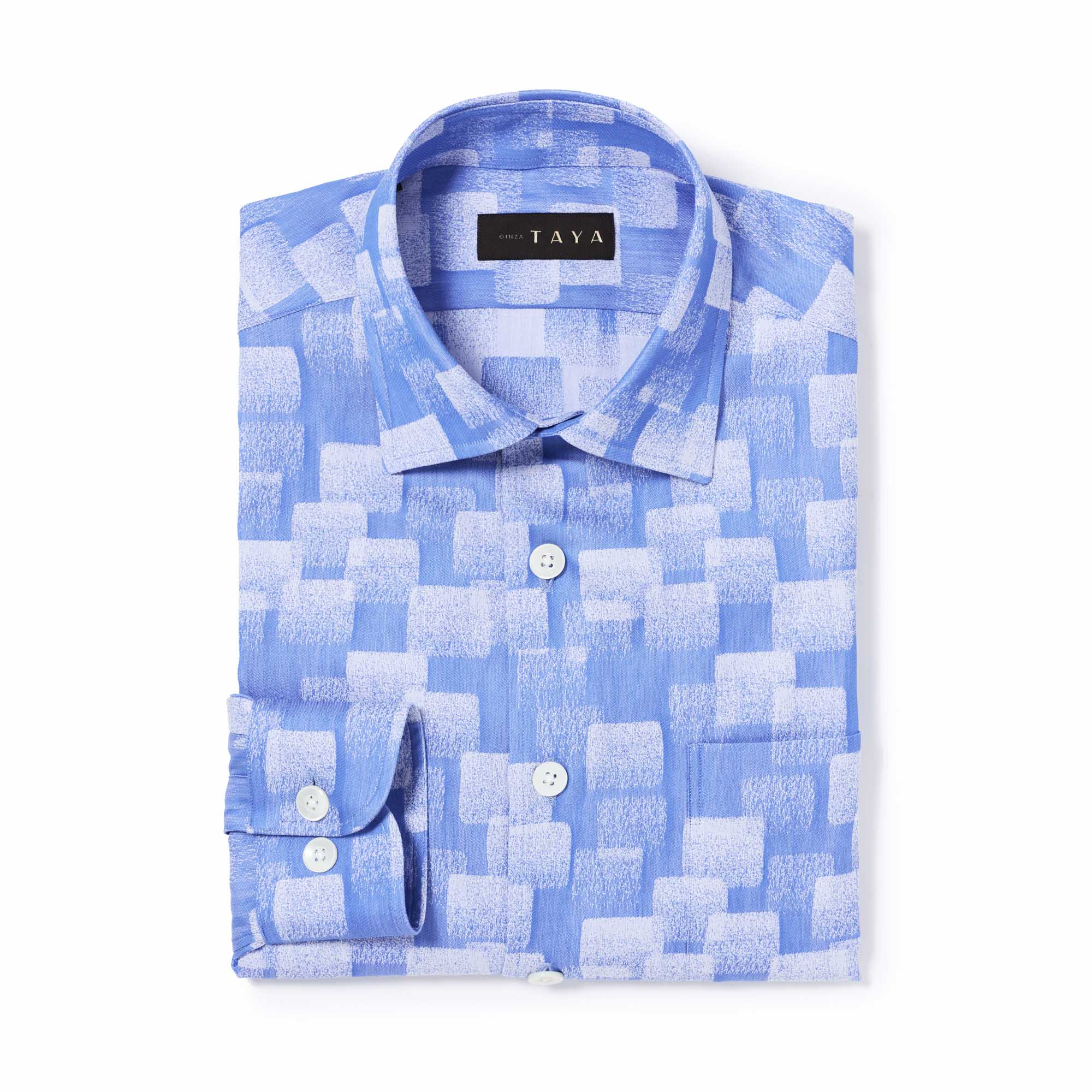 長袖 綿シャツ/オーバーシャツ