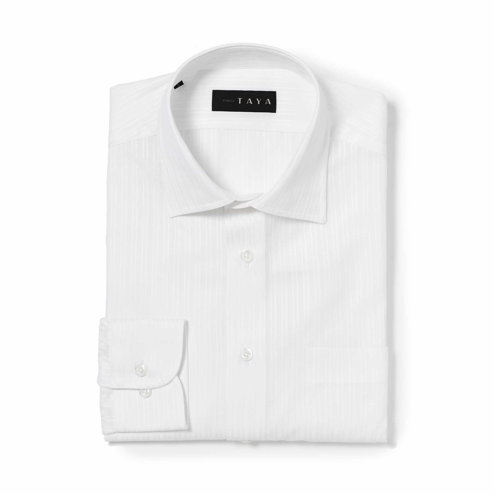 長袖 綿シャツ/無地シャツ