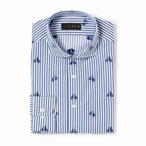 長袖　バックカットシャツ/スクーター