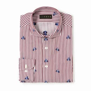 長袖　バックカットシャツ/スクーター