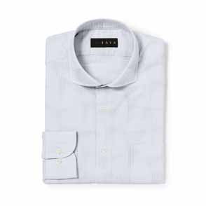 長袖 綿シャツ/ジオメトリック