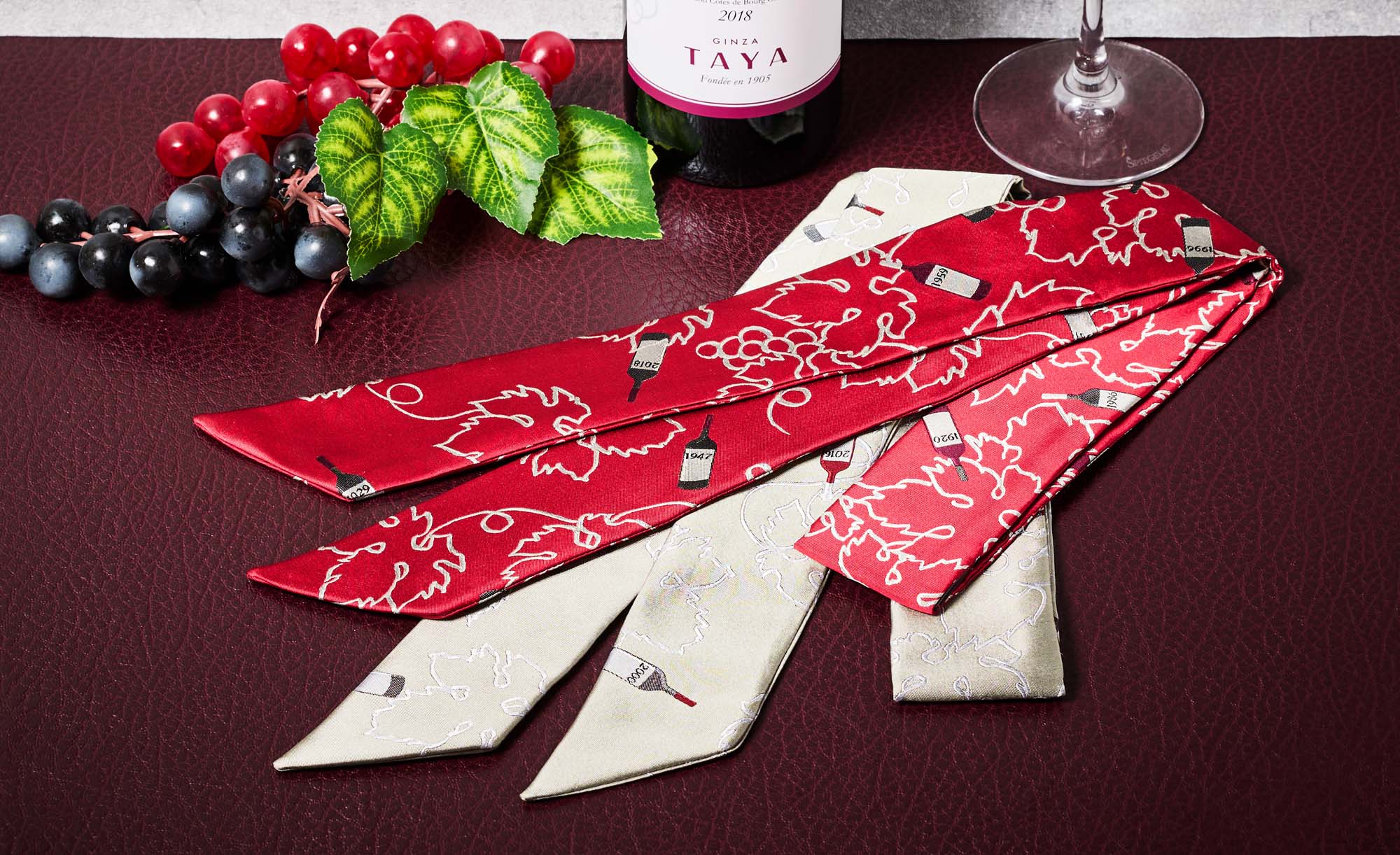 田崎真也氏監修のスカーフタイ〈ヴィンテージ120〉