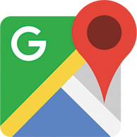 Google Map 銀座田屋本店へいく
