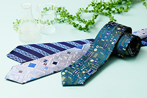 サイエンスモチーフのネクタイ